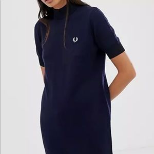 Fred Perry Blue Knit Dress